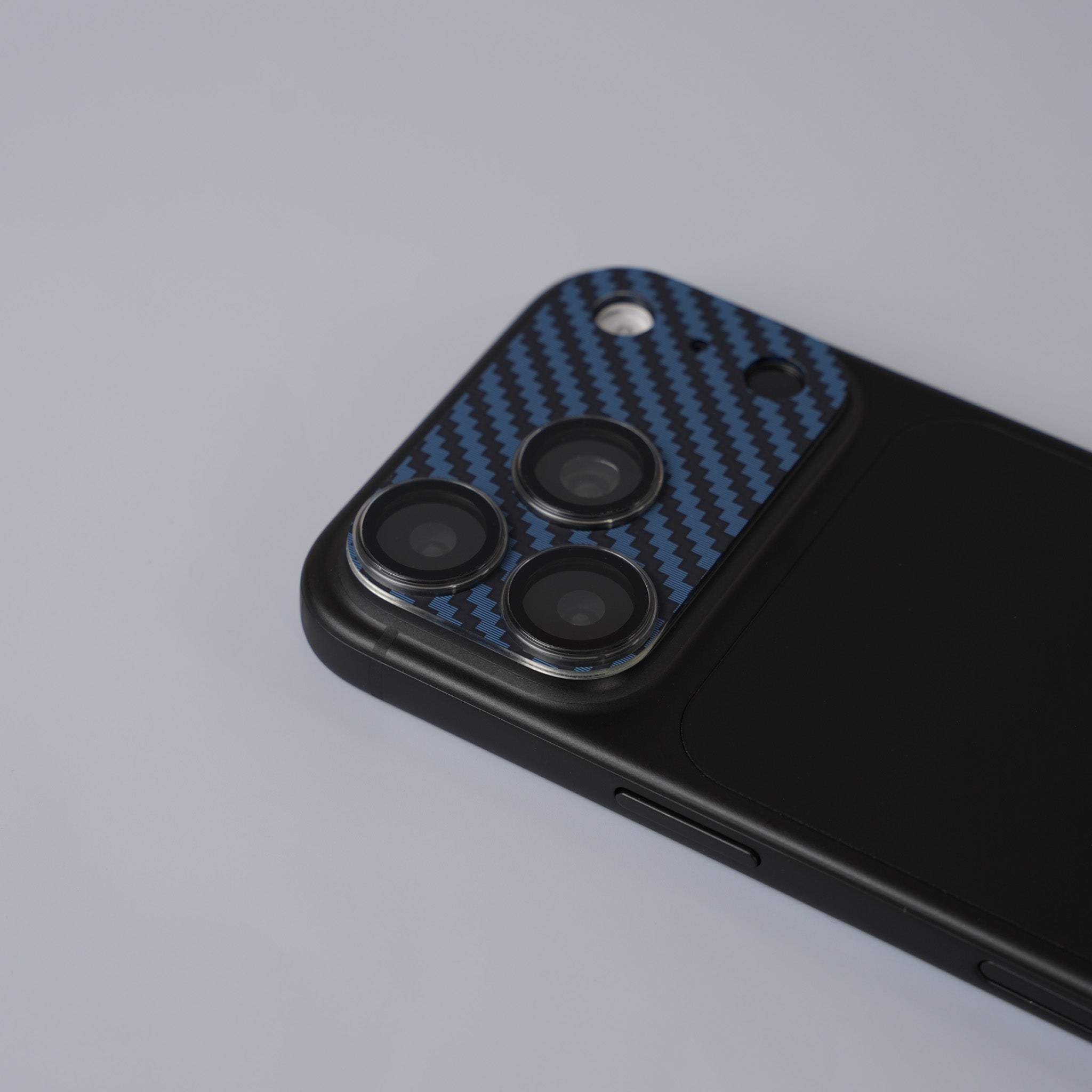 Carbon Fiber Camera Protector (BLUE)