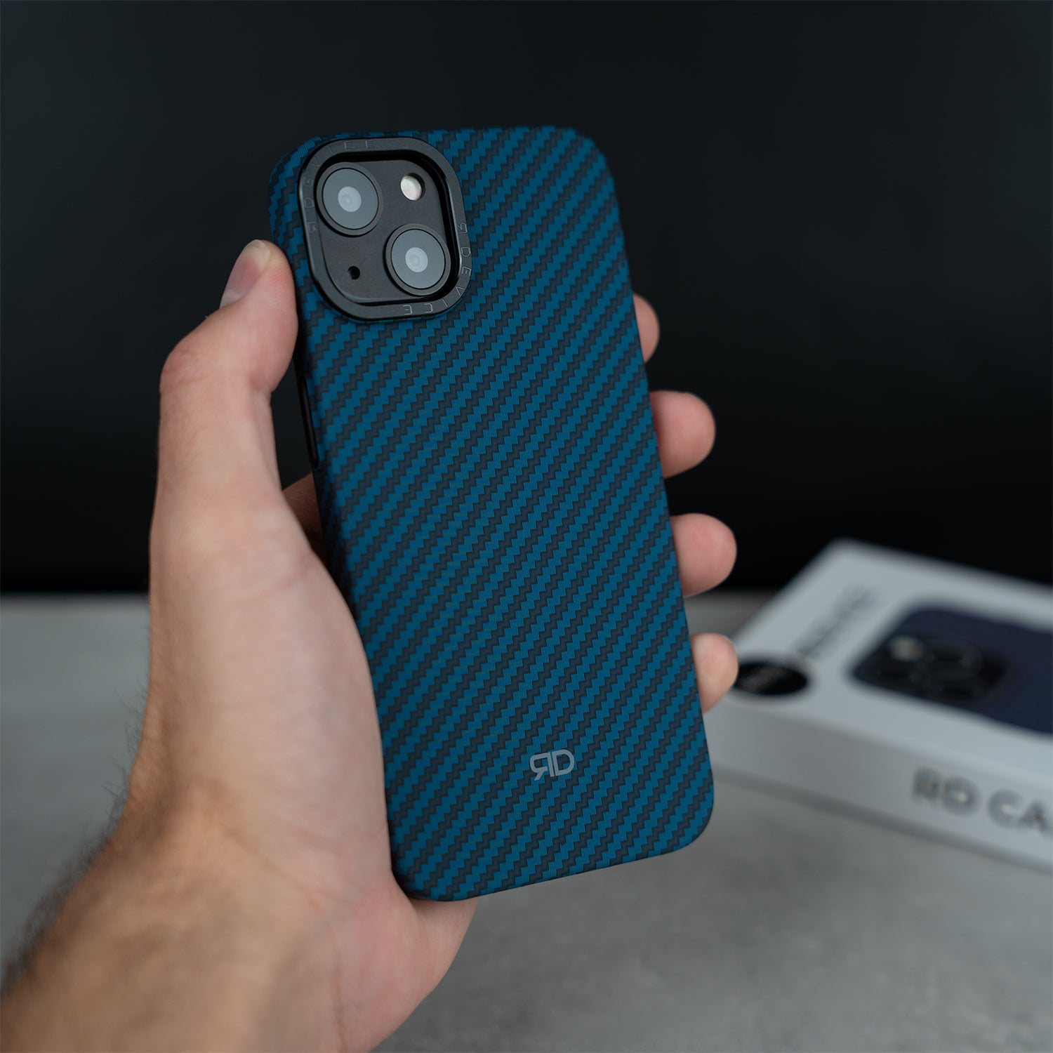 RD Carbon Fiber Case V3 (BLUE)