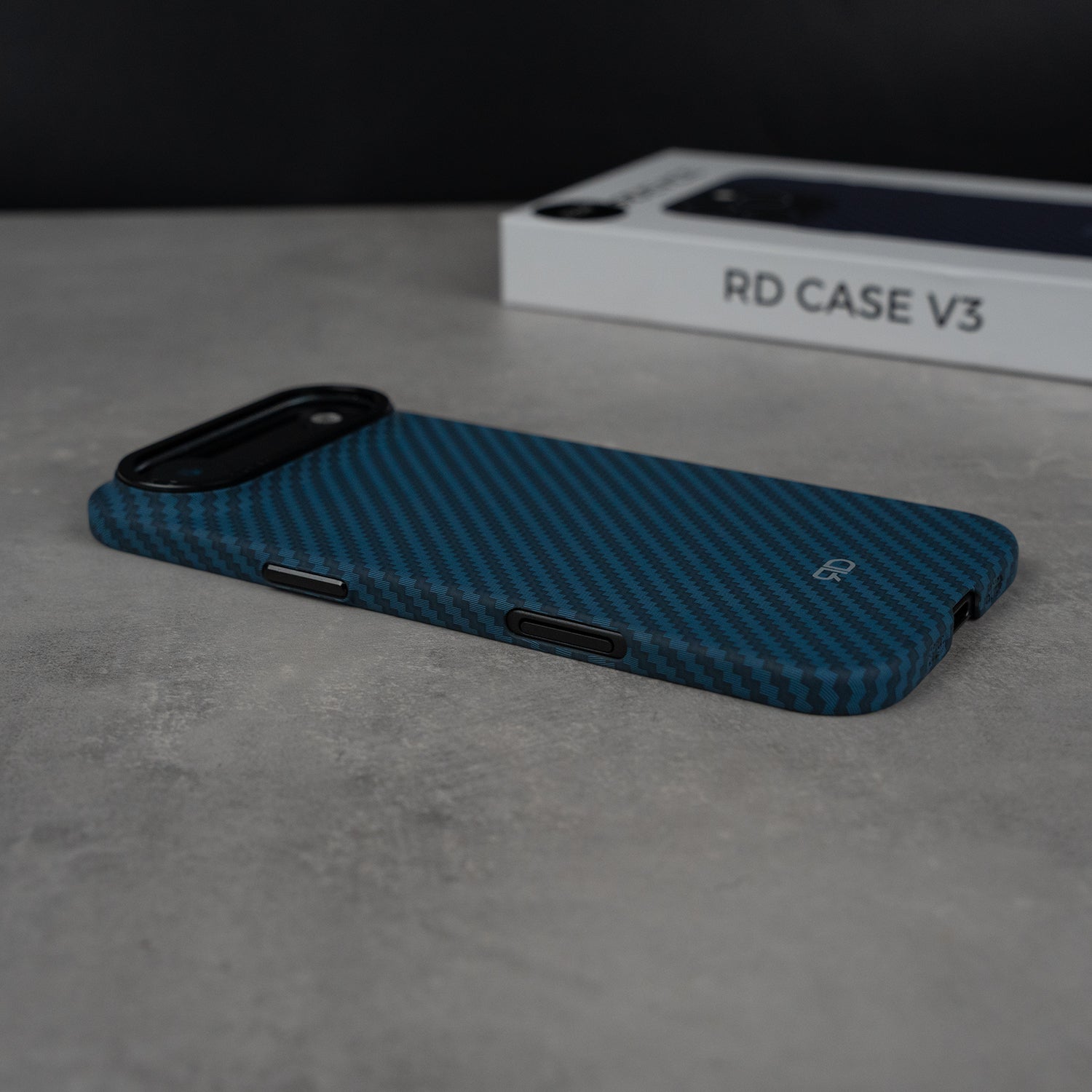 RD Carbon Fiber Case V3 (BLUE)